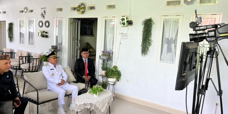 Bupati Pohuwato Saipul Mbuinga Ikuti Secara Virtual Pelaksanaan Hari Otonomi Daerah ke-29