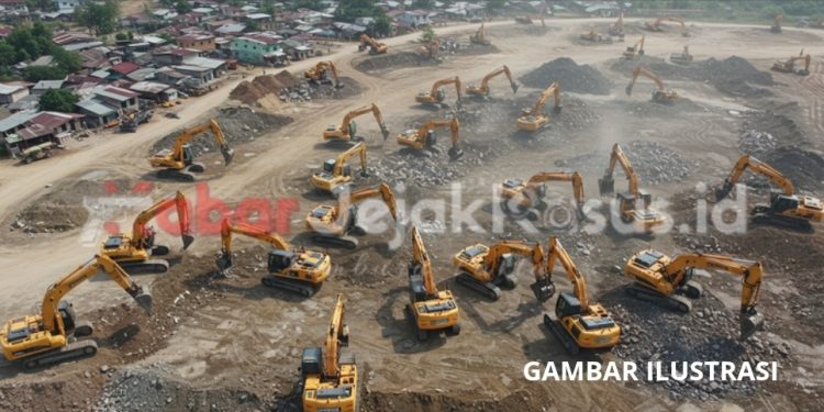 Ekskavator Menjalar Hingga Bibir Jantung Kota, Tambang Ilegal di Bulangita Seolah Disambut Karpet Merah