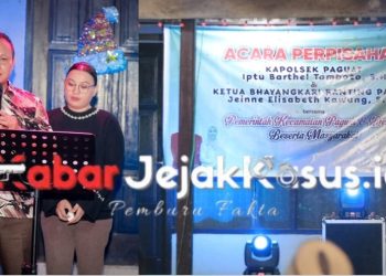 Silaturahmi Penuh Makna: Perpisahan Kapolsek Paguat Iptu Barthel Tamboto, SH dan Ketua Bhayangkari Jeinne Elisabeth Kawung, S.KM