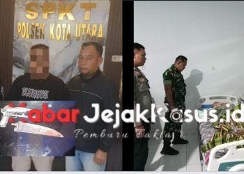 Polsek Kota Utara Tangkap Pelaku Penikaman di Wongkaditi Hanya Dua Jam Usai Kejadian