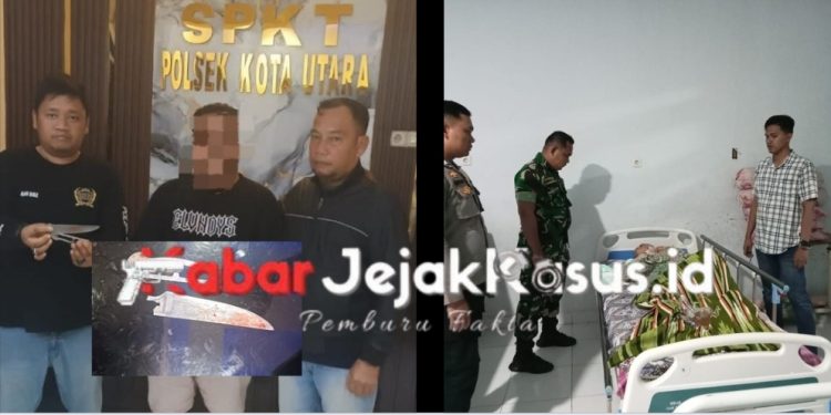 Polsek Kota Utara Tangkap Pelaku Penikaman di Wongkaditi Hanya Dua Jam Usai Kejadian