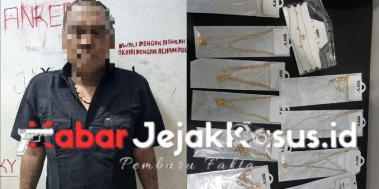 Residivis Curi Ratusan Aksesori di City Mall Gorontalo, Pelaku Ditangkap Polsek Kota Timur