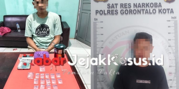 Polresta Gorontalo Kota Bekuk 5 Terduga Pelaku Narkoba, 20 Paket Shabu Diamankan