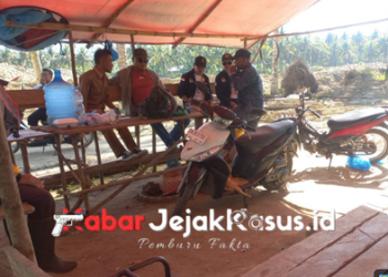 Pendataan Excavator: Langkah Tegas Pemdes dan BPD desa Karya Baru sebagai bentuk pengawasan pertambangan