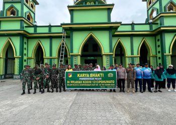 Sinergi TNI, Polri, Pemda, dan Masyarakat: Karya Bakti HUT ke-80 TNI di Pasar Marisa