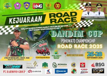 Road Race Dandim Cup Pohuwato 2025: Hadiah Rp100 Juta & 2 Unit Motor Siap Diperebutkan!