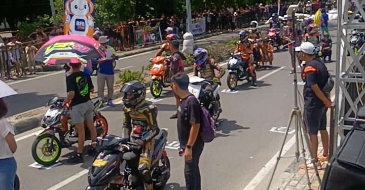 Road Race Championship di Bundaran Blok Plan Marisa Dongkrak UMKM Lokal