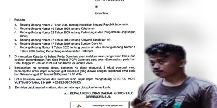 JMSI Pohuwato Pertanyakan Isi Surat Polda Gorontalo Terkait Pani Gold Project