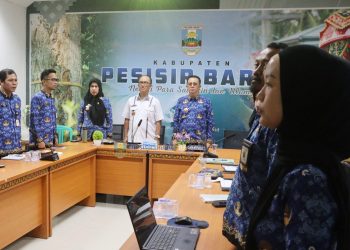 Pemkab Pesisir Barat Ikuti Peluncuran Nasional Program E-Learning ASN Berintegritas