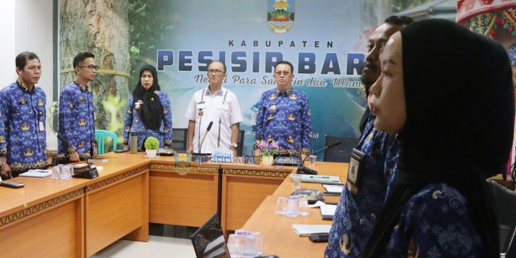 Pemkab Pesisir Barat Ikuti Peluncuran Nasional Program E-Learning ASN Berintegritas