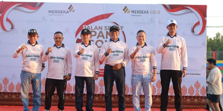 PGM Semarakkan HUT RI ke-81 Lewat Jalan Sehat, Gandeng UMKM Lokal Pohuwato