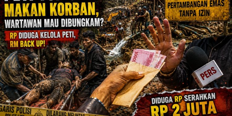 Terkait Kecelakaan di PETI Tomula, Nama RP dan RM Disebut. Diduga Ada Upaya “Sogok” Wartawan Rp2 Juta