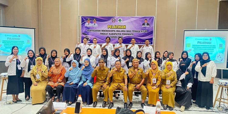 Tingkatkan Kompetensi ATLM, Pemkab Pohuwato Gelar Pelatihan Penyegaran Mikroskopis Malaria